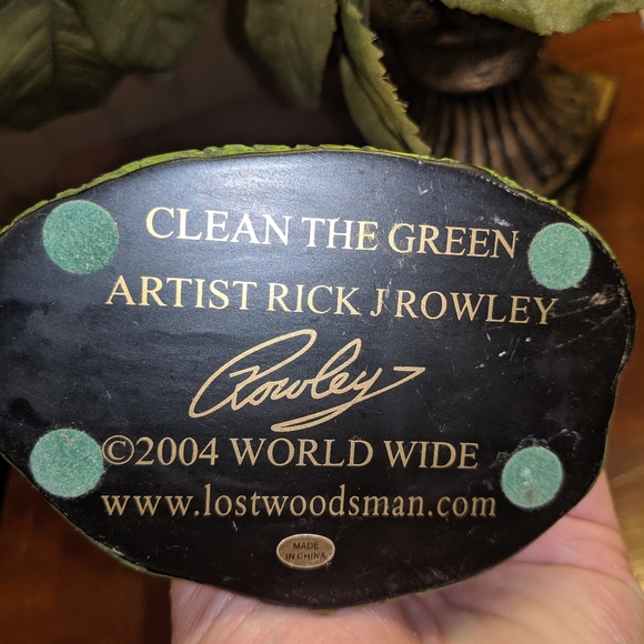Rick J Rowley Golf Figurine "Clean The Green". #36 - Picture 4 of 6